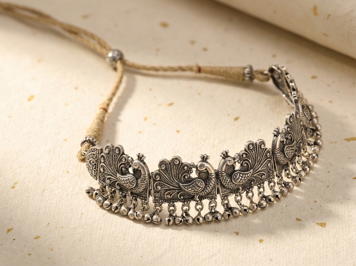Aarohi Royal Peacock Choker